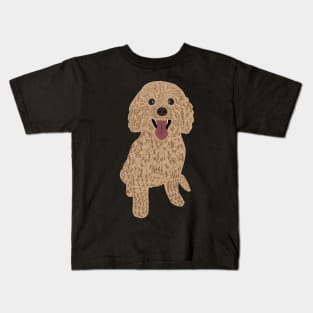 Mini Golden Doodle Kids T-Shirt